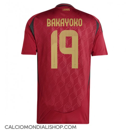 Maglie da calcio Belgio Johan Bakayoko #19 Prima Maglia Europei 2024 Manica Corta